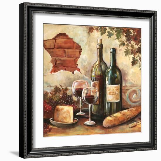 Bountiful Wine Sq II-Gregory Gorham-Framed Premium Giclee Print