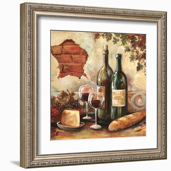 Bountiful Wine Sq II-Gregory Gorham-Framed Art Print