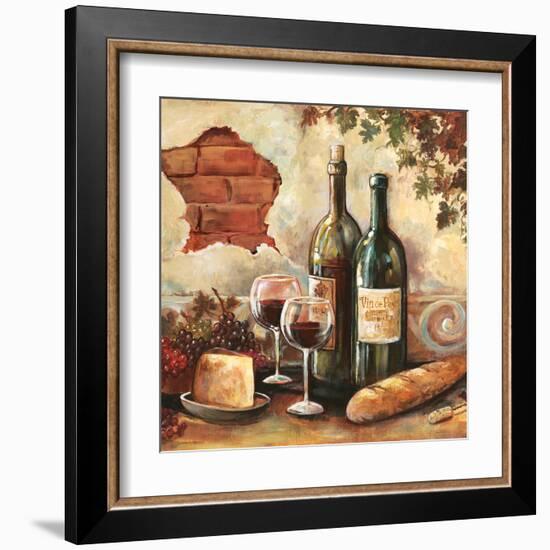 Bountiful Wine Sq II-Gregory Gorham-Framed Art Print