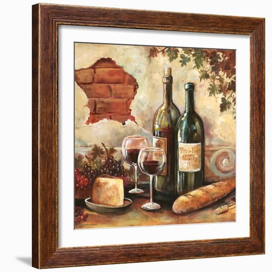 Bountiful Wine Sq II-Gregory Gorham-Framed Premium Giclee Print