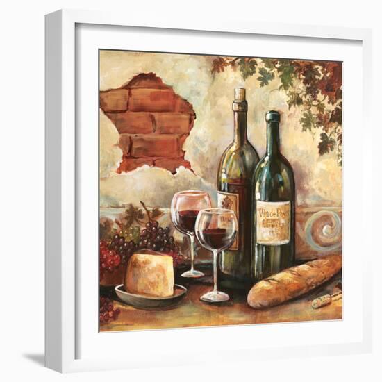 Bountiful Wine Sq II-Gregory Gorham-Framed Premium Giclee Print