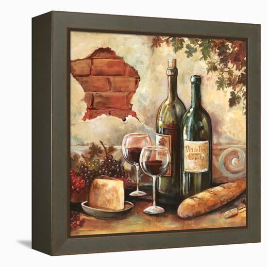 Bountiful Wine Sq II-Gregory Gorham-Framed Stretched Canvas