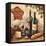 Bountiful Wine Sq II-Gregory Gorham-Framed Stretched Canvas