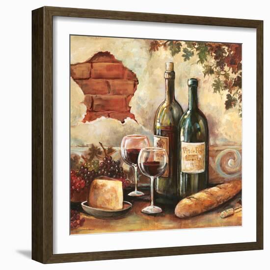 Bountiful Wine Sq II-Gregory Gorham-Framed Art Print