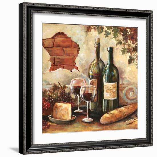 Bountiful Wine Sq II-Gregory Gorham-Framed Art Print