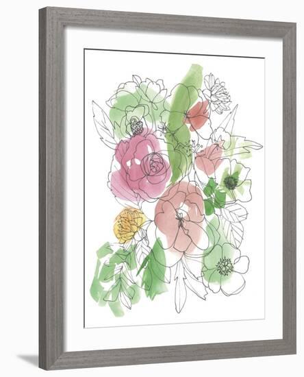 Bouquet Burst II-Katrien Soeffers-Framed Giclee Print