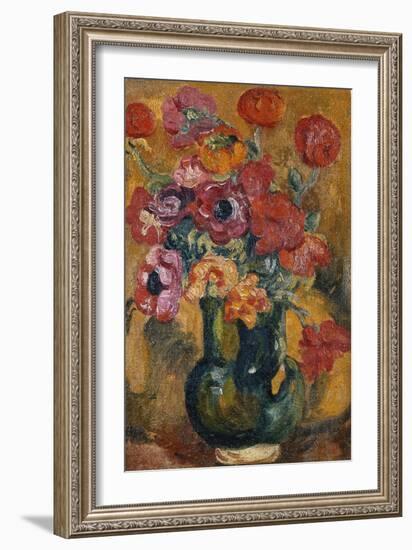 Bouquet D'anemones, C. 1906-1908 (Oil on Canvas)-Louis Valtat-Framed Giclee Print