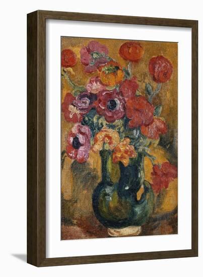 Bouquet D'anemones, C. 1906-1908 (Oil on Canvas)-Louis Valtat-Framed Giclee Print