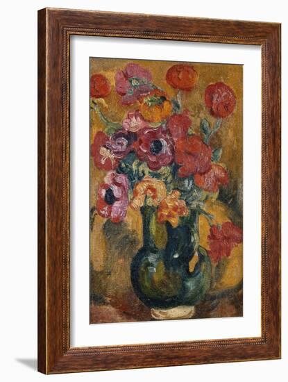 Bouquet D'anemones, C. 1906-1908 (Oil on Canvas)-Louis Valtat-Framed Giclee Print