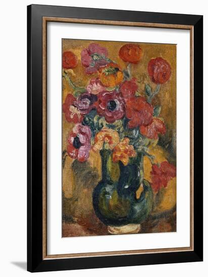 Bouquet D'anemones, C. 1906-1908 (Oil on Canvas)-Louis Valtat-Framed Giclee Print