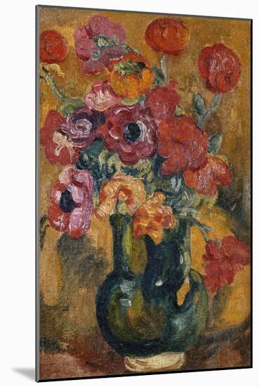 Bouquet D'anemones, C. 1906-1908 (Oil on Canvas)-Louis Valtat-Mounted Giclee Print