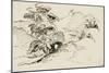 Bouquet d'arbres à flanc de montagne-Eugene Delacroix-Mounted Giclee Print