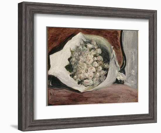 Bouquet dans une loge-Pierre-Auguste Renoir-Framed Giclee Print