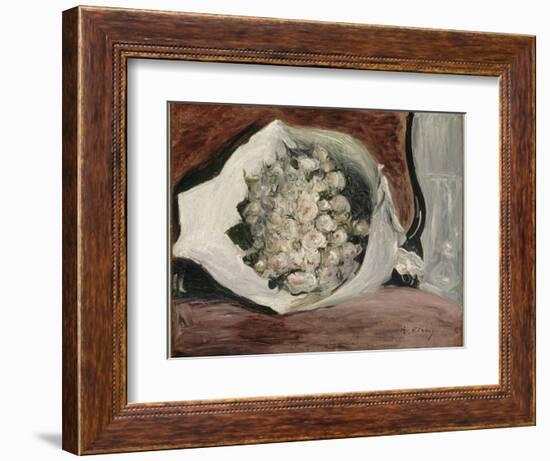 Bouquet dans une loge-Pierre-Auguste Renoir-Framed Giclee Print