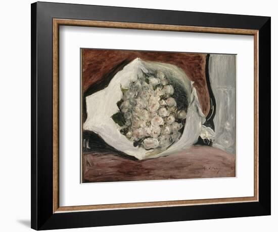 Bouquet dans une loge-Pierre-Auguste Renoir-Framed Giclee Print