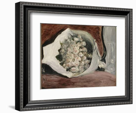 Bouquet dans une loge-Pierre-Auguste Renoir-Framed Giclee Print