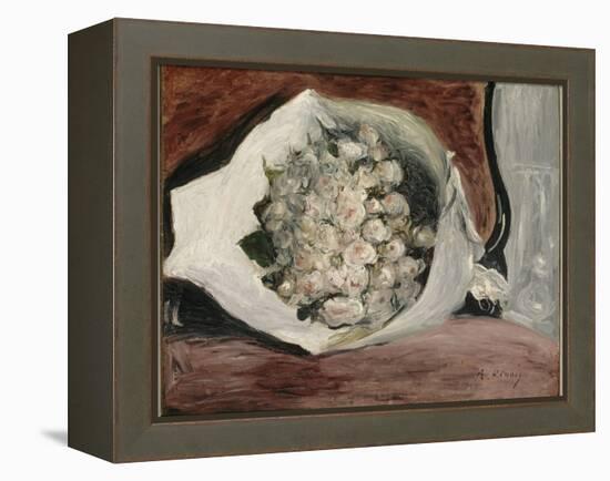 Bouquet dans une loge-Pierre-Auguste Renoir-Framed Premier Image Canvas