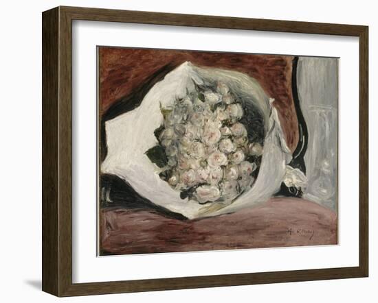 Bouquet dans une loge-Pierre-Auguste Renoir-Framed Giclee Print