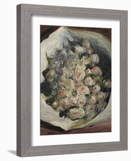 Bouquet dans une loge-Pierre-Auguste Renoir-Framed Giclee Print