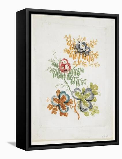 Bouquet De Fantaisie, from Nouvelle Suitte De Cahiers De Fleurs Ideales, Late 18th Century-Jean Baptiste Pillement-Framed Premier Image Canvas