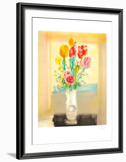 Bouquet de Fleurs II-Blasco Mentor-Framed Limited Edition