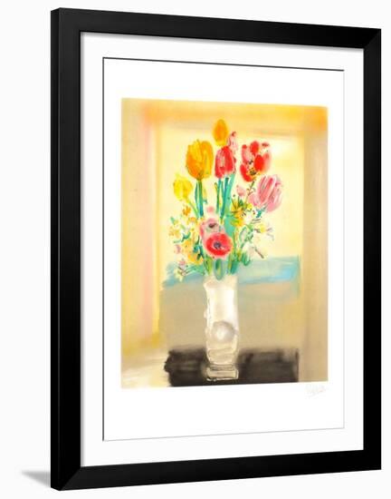 Bouquet de Fleurs II-Blasco Mentor-Framed Limited Edition