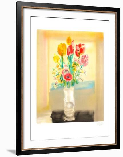 Bouquet de Fleurs II-Blasco Mentor-Framed Limited Edition