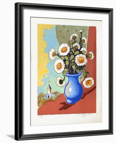 Bouquet De Fleurs-Madeleine Luka-Framed Limited Edition