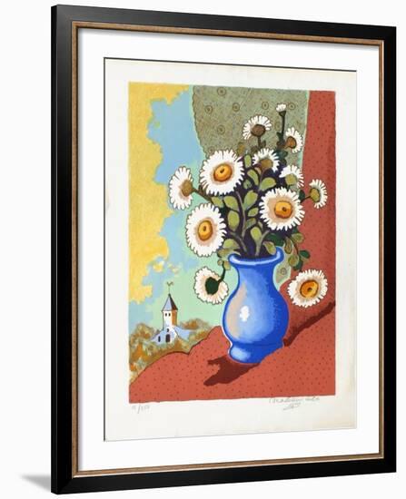 Bouquet De Fleurs-Madeleine Luka-Framed Limited Edition