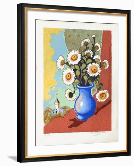 Bouquet De Fleurs-Madeleine Luka-Framed Limited Edition