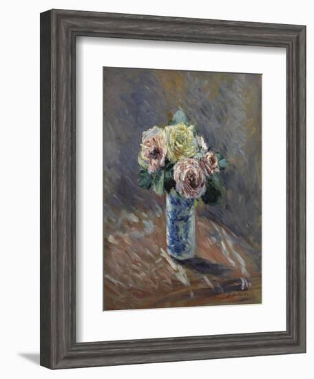 Bouquet de fleurs-Gustave Caillebotte-Framed Giclee Print