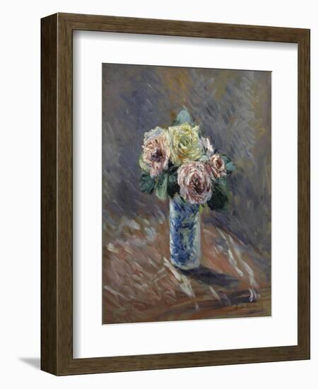 Bouquet de fleurs-Gustave Caillebotte-Framed Giclee Print