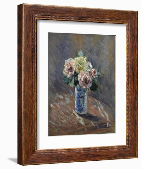 Bouquet de fleurs-Gustave Caillebotte-Framed Giclee Print