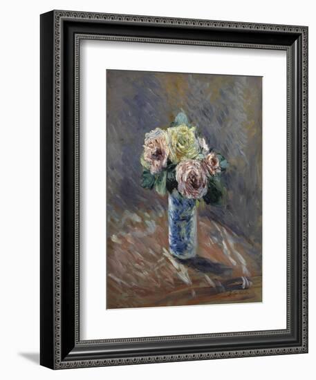 Bouquet de fleurs-Gustave Caillebotte-Framed Giclee Print