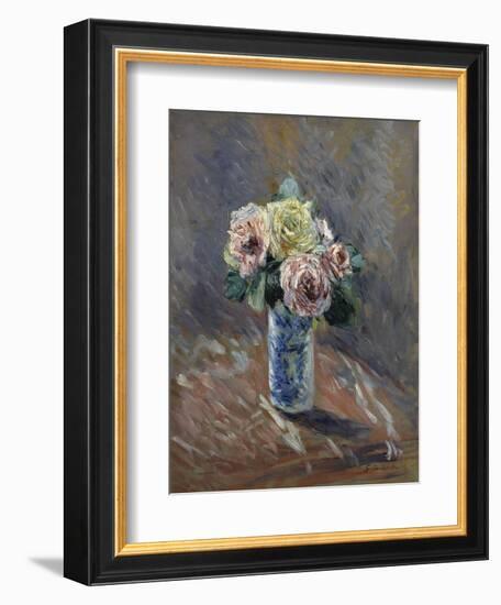 Bouquet de fleurs-Gustave Caillebotte-Framed Giclee Print