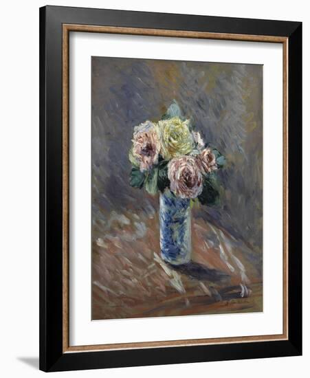 Bouquet de fleurs-Gustave Caillebotte-Framed Giclee Print