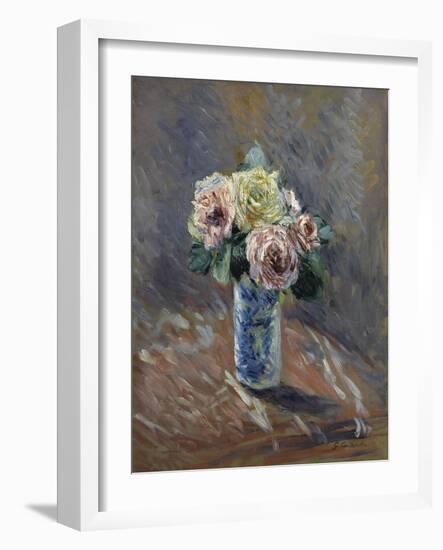 Bouquet de fleurs-Gustave Caillebotte-Framed Giclee Print