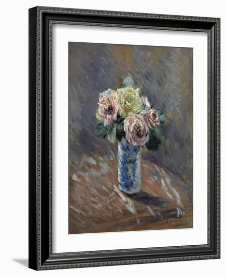 Bouquet de fleurs-Gustave Caillebotte-Framed Giclee Print