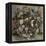 Bouquet de fleurs-Eugene Delacroix-Framed Premier Image Canvas