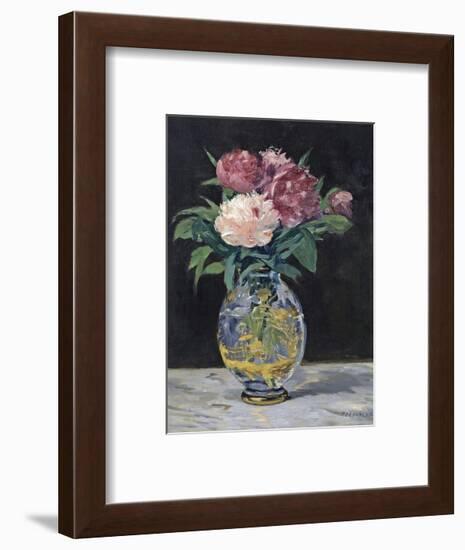 Bouquet de Pivoines, 1882-Edouard Manet-Framed Premium Giclee Print