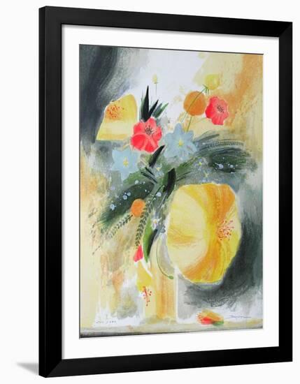 Bouquet de Printemps-Jean-claude Bligny-Framed Limited Edition