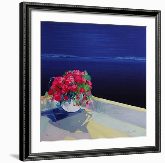 Bouquet De Roses-Claude Hemeret-Framed Limited Edition