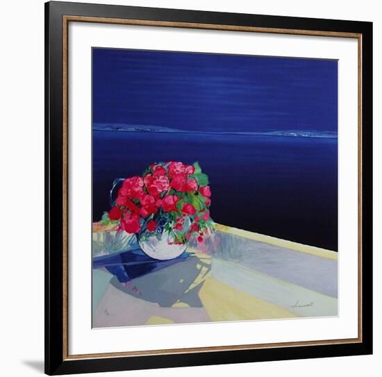 Bouquet De Roses-Claude Hemeret-Framed Limited Edition