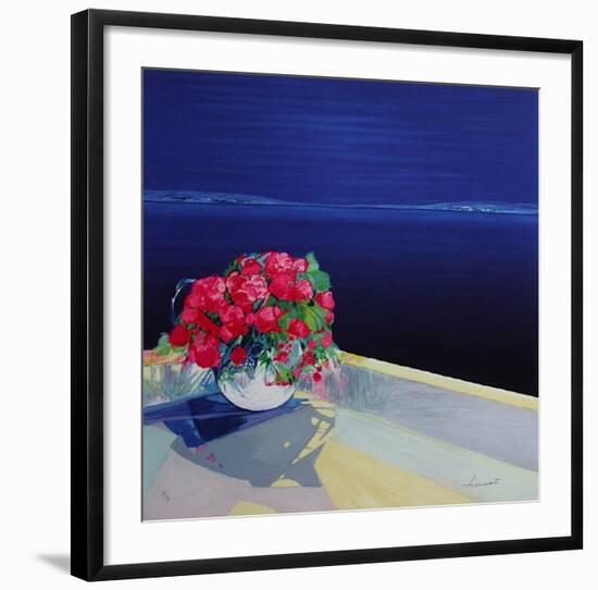 Bouquet De Roses-Claude Hemeret-Framed Limited Edition