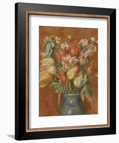 Bouquet de tulipes-Pierre-Auguste Renoir-Framed Giclee Print