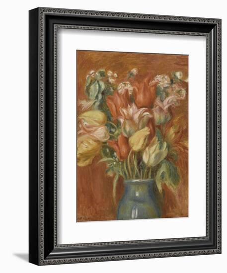 Bouquet de tulipes-Pierre-Auguste Renoir-Framed Giclee Print