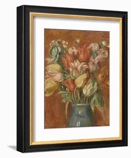 Bouquet de tulipes-Pierre-Auguste Renoir-Framed Giclee Print