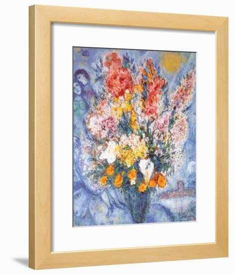 Bouquet des Fleurs-Marc Chagall-Framed Art Print