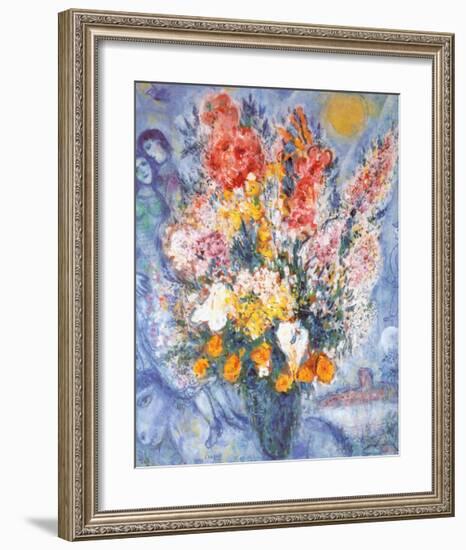 Bouquet des Fleurs-Marc Chagall-Framed Art Print