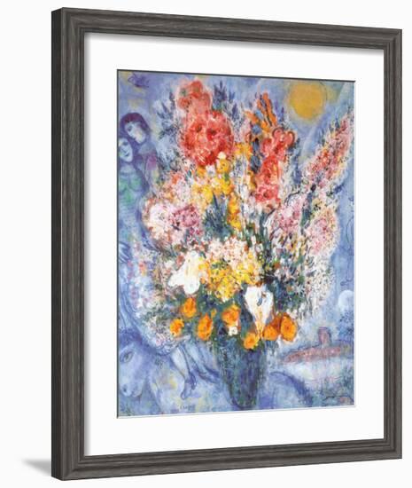 Bouquet des Fleurs-Marc Chagall-Framed Art Print